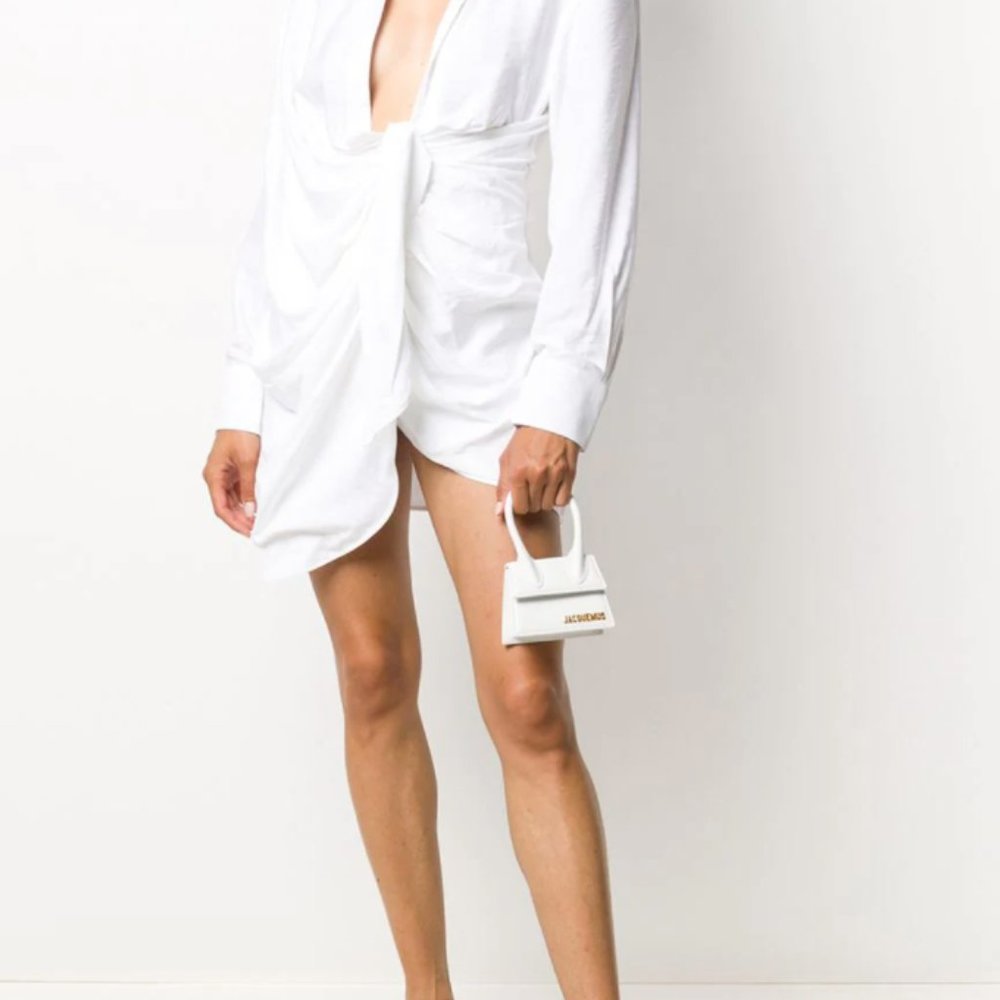 Jacquemus - Bahia knotted shirt dress
